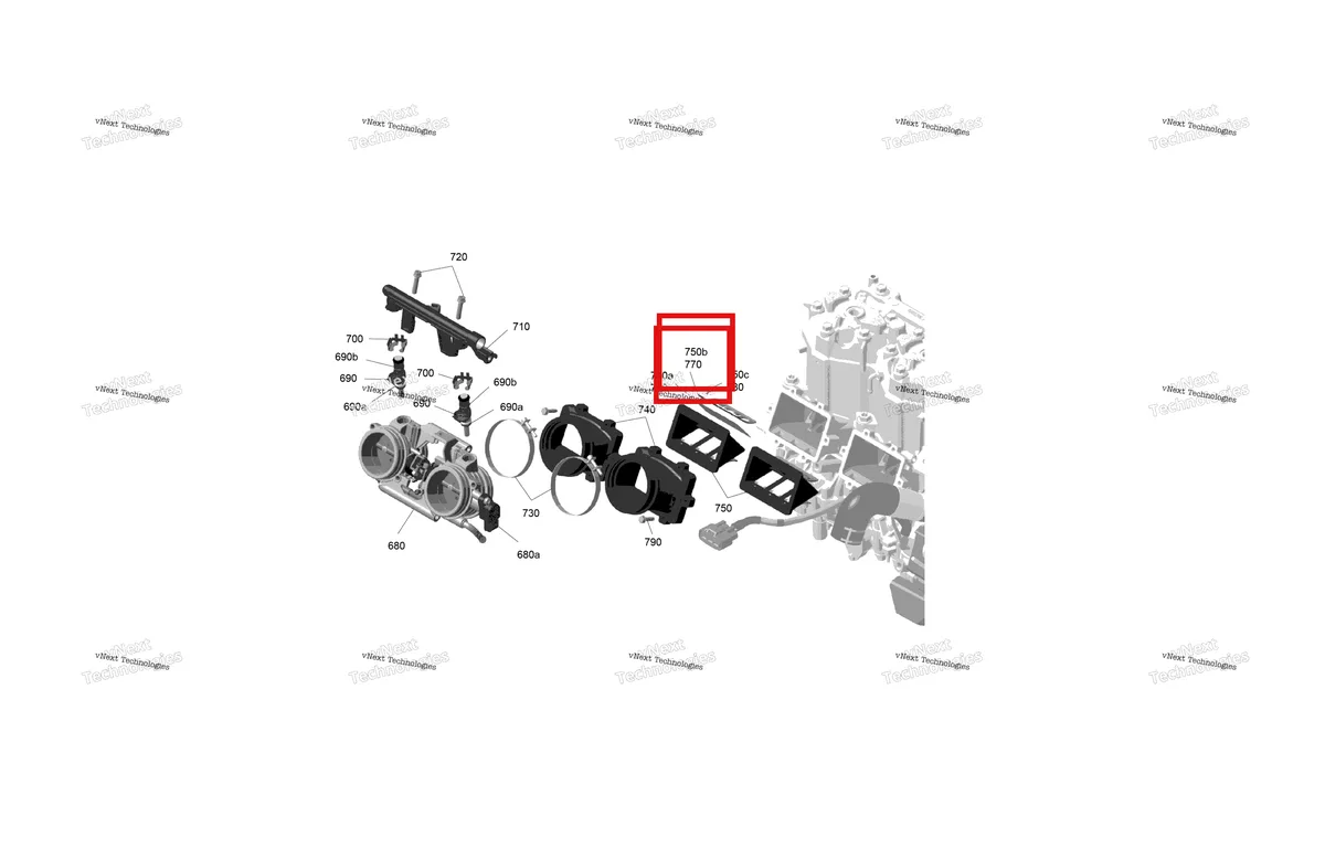 Деталь 420924539 (Фиксатор лепестка) на схеме узла 2027 Ski-Doo SUMMIT - NEO - 600 EFI - TWVA - Deep Black - 14X146X1.6CF Track Rotax - Electronic Fuel Injection