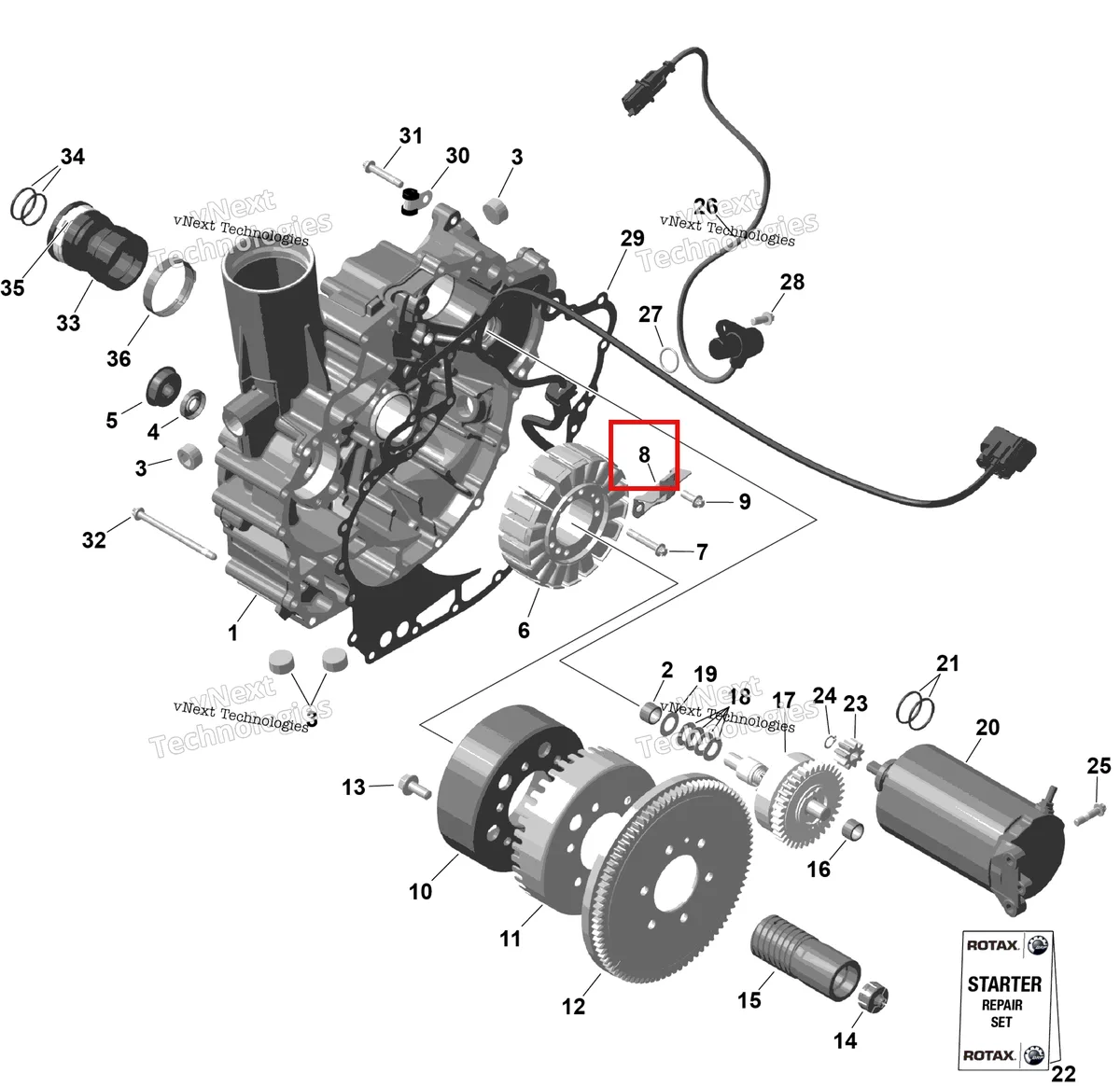 Схема применяемости: Retaining пластина Sea-Doo RXP 325 X (2026) (420926303)