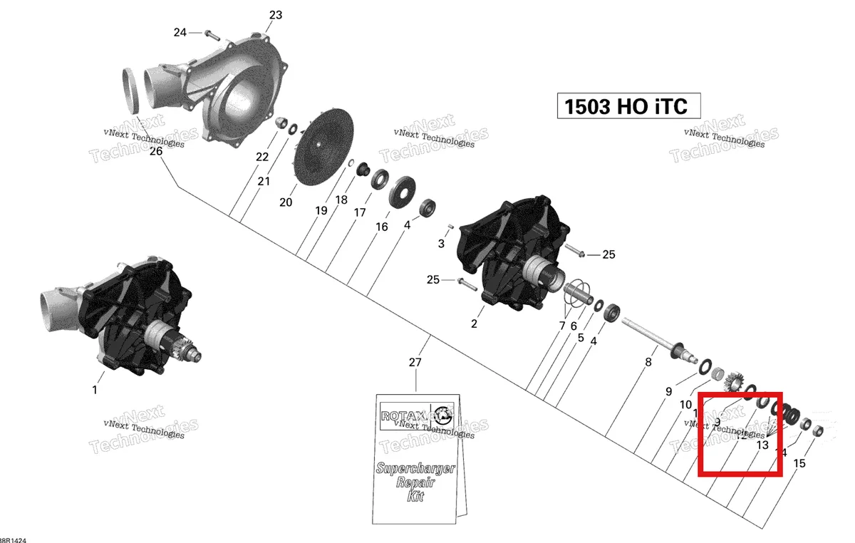 Схема применяемости: Шайба стопорная Sea-Doo RXT-X 260 RS (2012) (420926377)