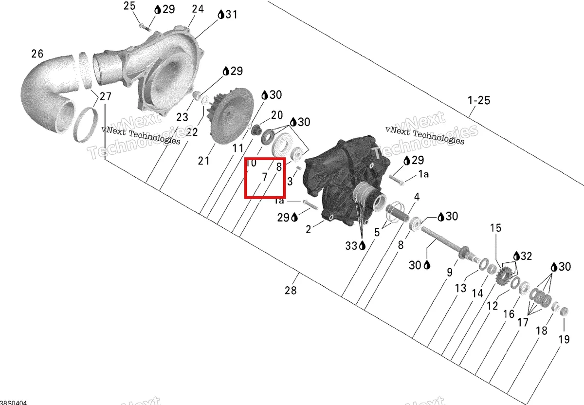 Деталь 420926392 на схеме узла 2005 Sea-Doo GTX 4-TEC, Supercharged Supercharger
