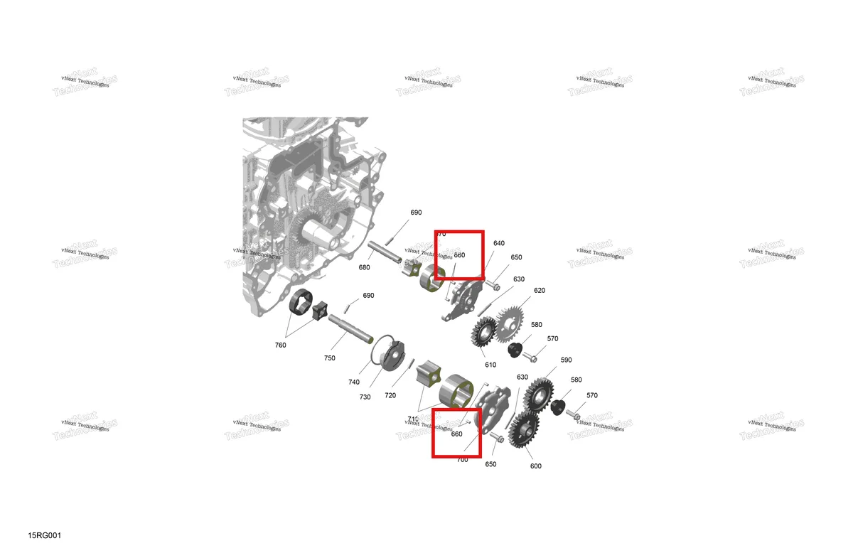 Деталь 420929075 (Иглы Контактный) на схеме узла 2027 Ski-Doo RENEGADE - X-RS - 900 ACE TURBO R - DAVL - Circuit Yellow - 15X137X1.25RS Track Rotax - Oil Pump