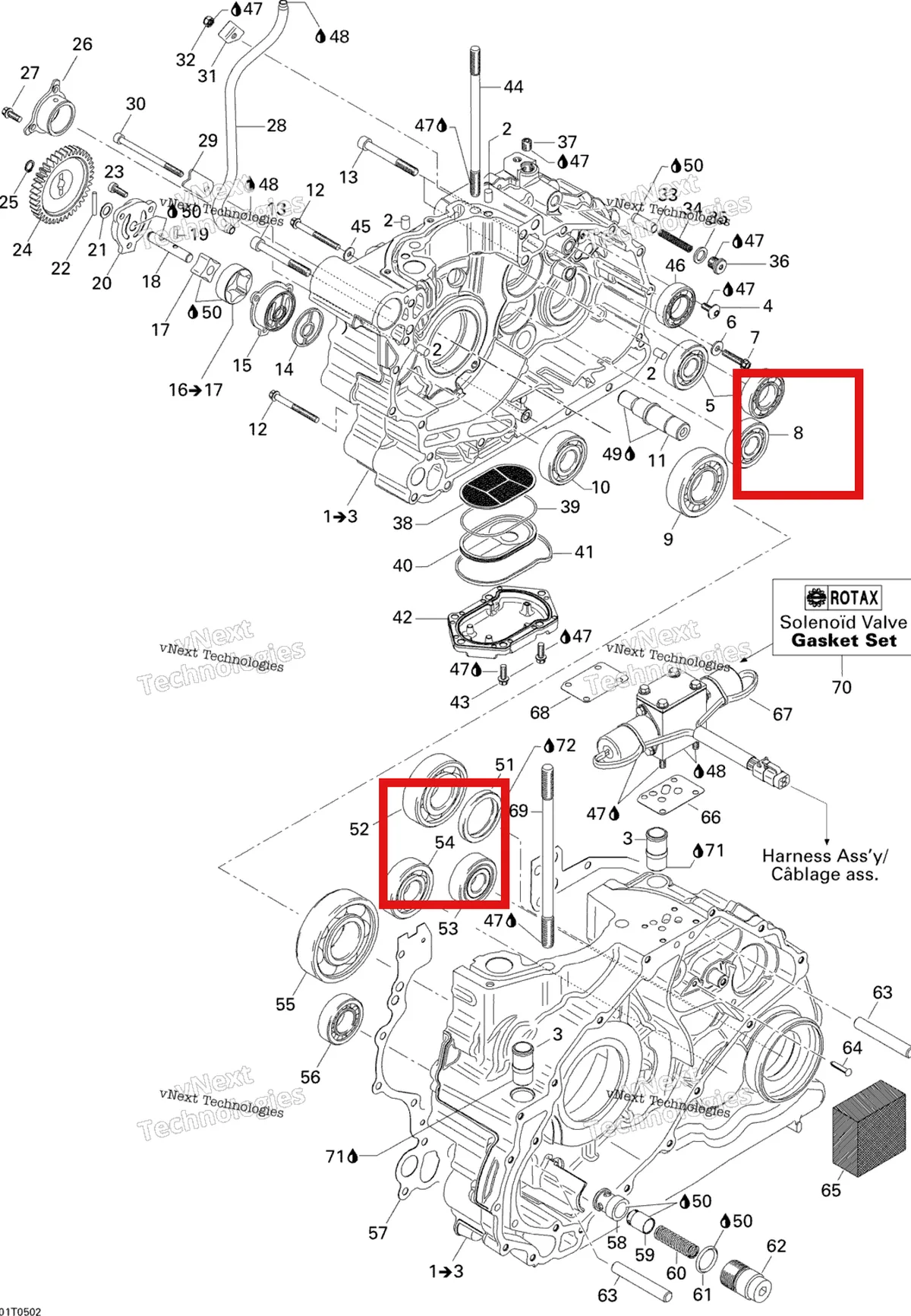 Деталь 420932095 на схеме узла 2005 Can-Am Traxter 5 Speed Crankcase
