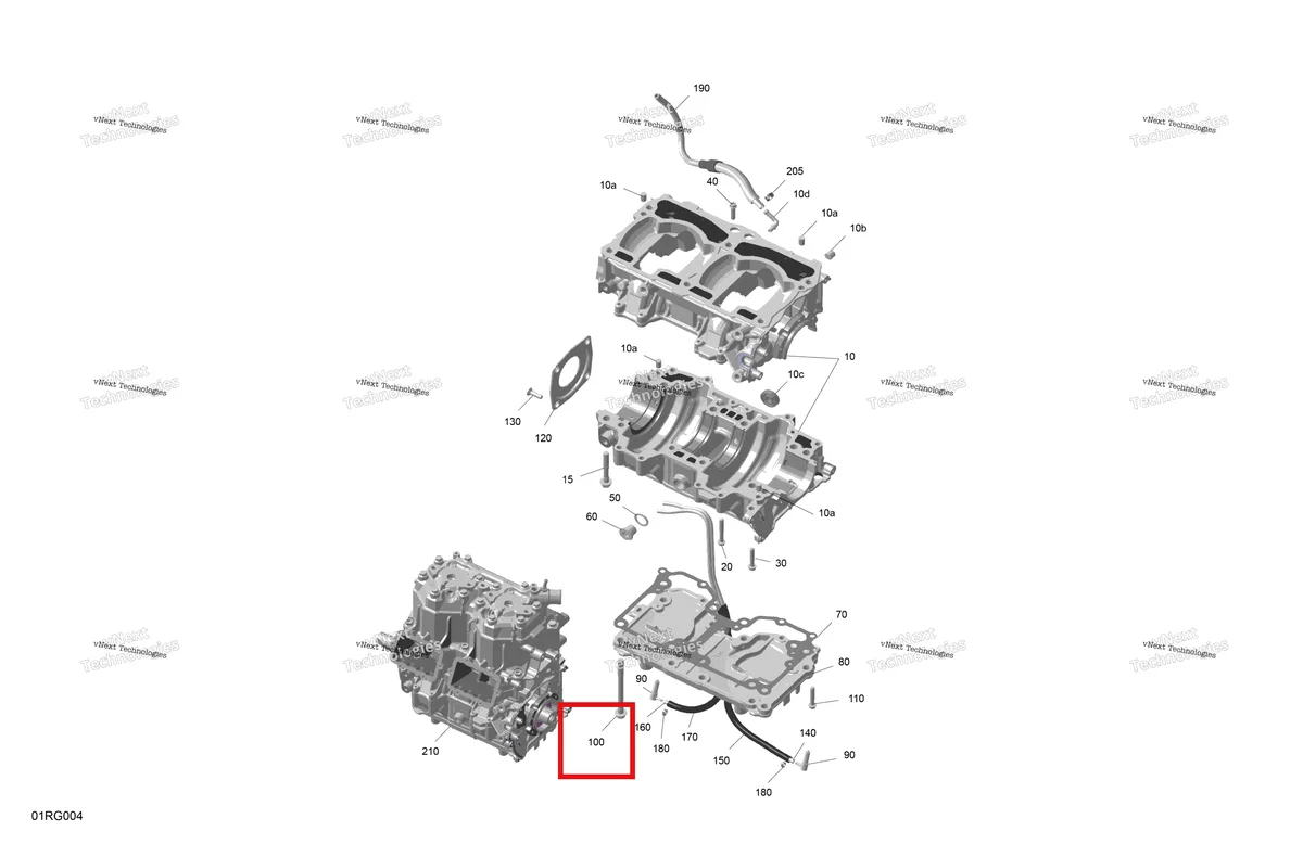 Схема применяемости: Винт M8 x105 Ski-Doo Expedition 850 E-TEC SE (2024) (420941518)