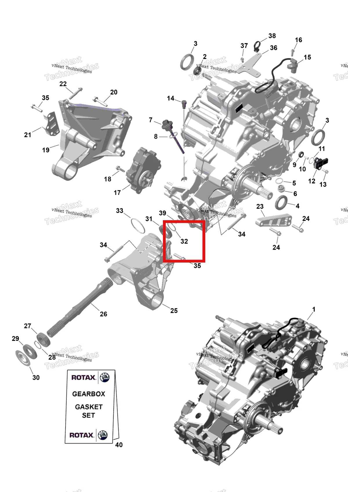 Деталь 420945610 на схеме узла 2026 Can-Am Maverick Max - TURBO RR - XDS STD - 7VTR - Dusty Navy Satin - 64