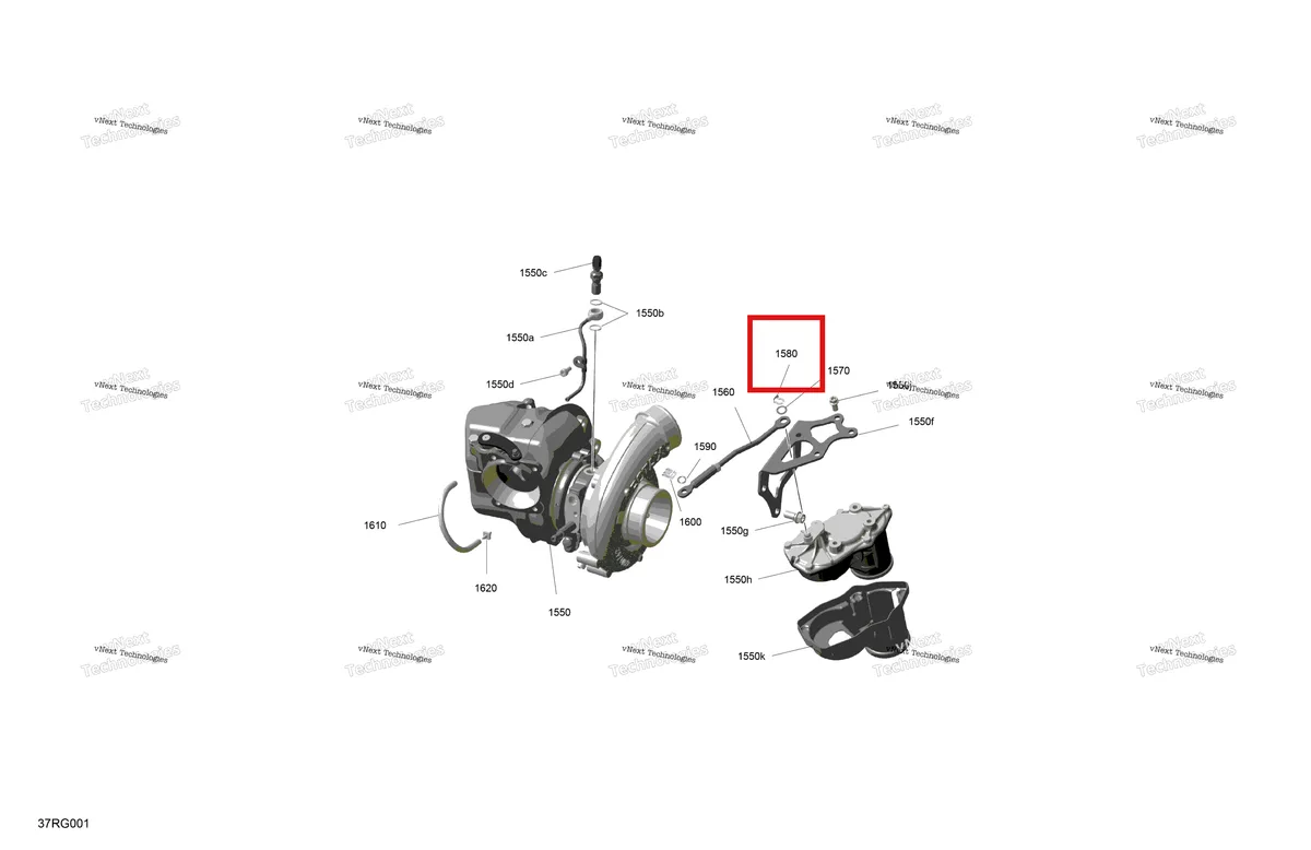 Деталь 420945710 на схеме узла 2027 Ski-Doo MXZ - X-RS with Competition package - 850 E-TEC Turbo R - UCVA - Deep Black - 15X137X1.25RSII2P Track - SHOT starter Rotax - Turbo Charger Assy