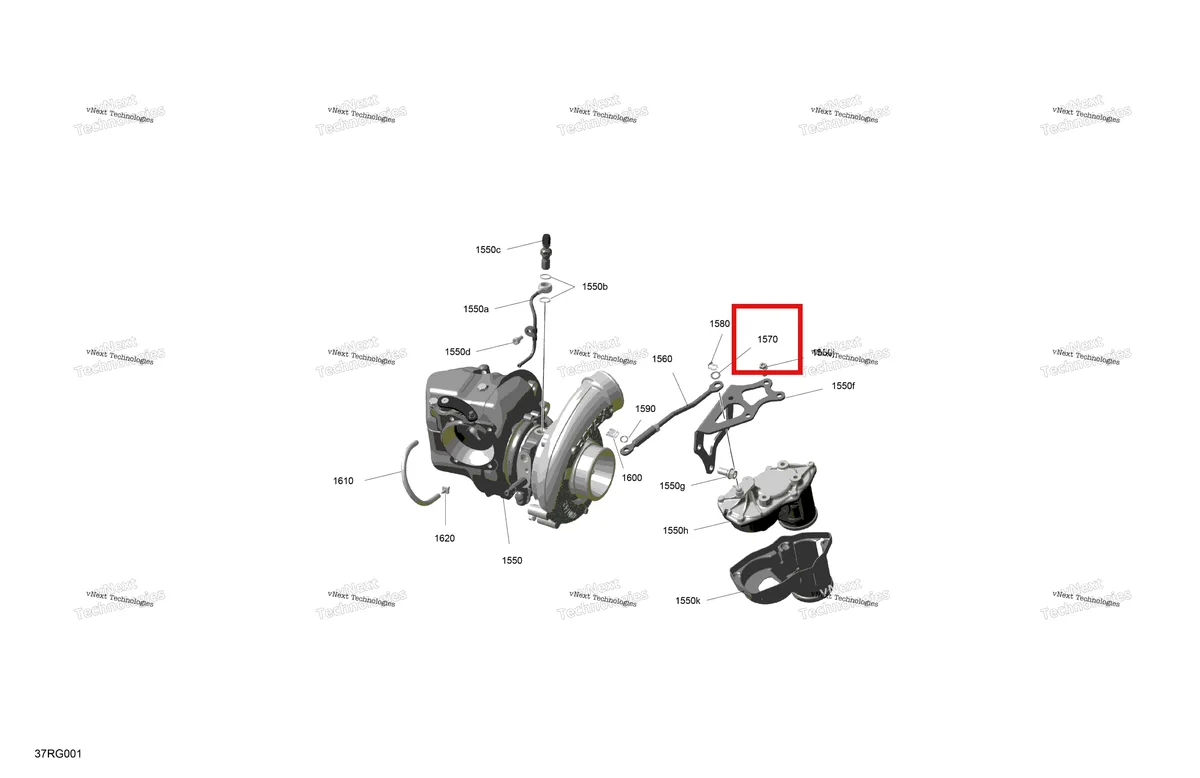 Деталь 420945712 на схеме узла 2027 Ski-Doo MXZ - X-RS with Competition package - 850 E-TEC Turbo R - UCVA - Deep Black - 15X137X1.25RSII2P Track - SHOT starter Rotax - Turbo Charger Assy