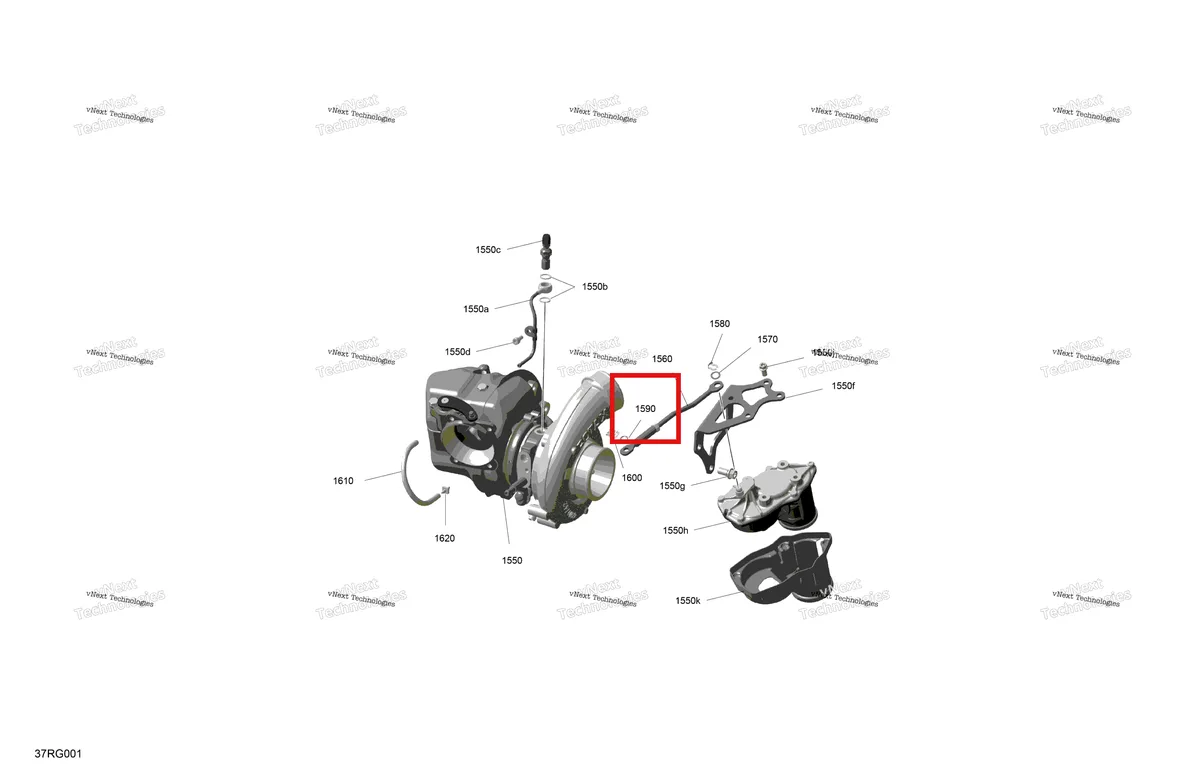 Деталь 420945713 на схеме узла 2027 Ski-Doo MXZ - X-RS with Competition package - 850 E-TEC Turbo R - UCVA - Deep Black - 15X137X1.25RSII2P Track - SHOT starter Rotax - Turbo Charger Assy