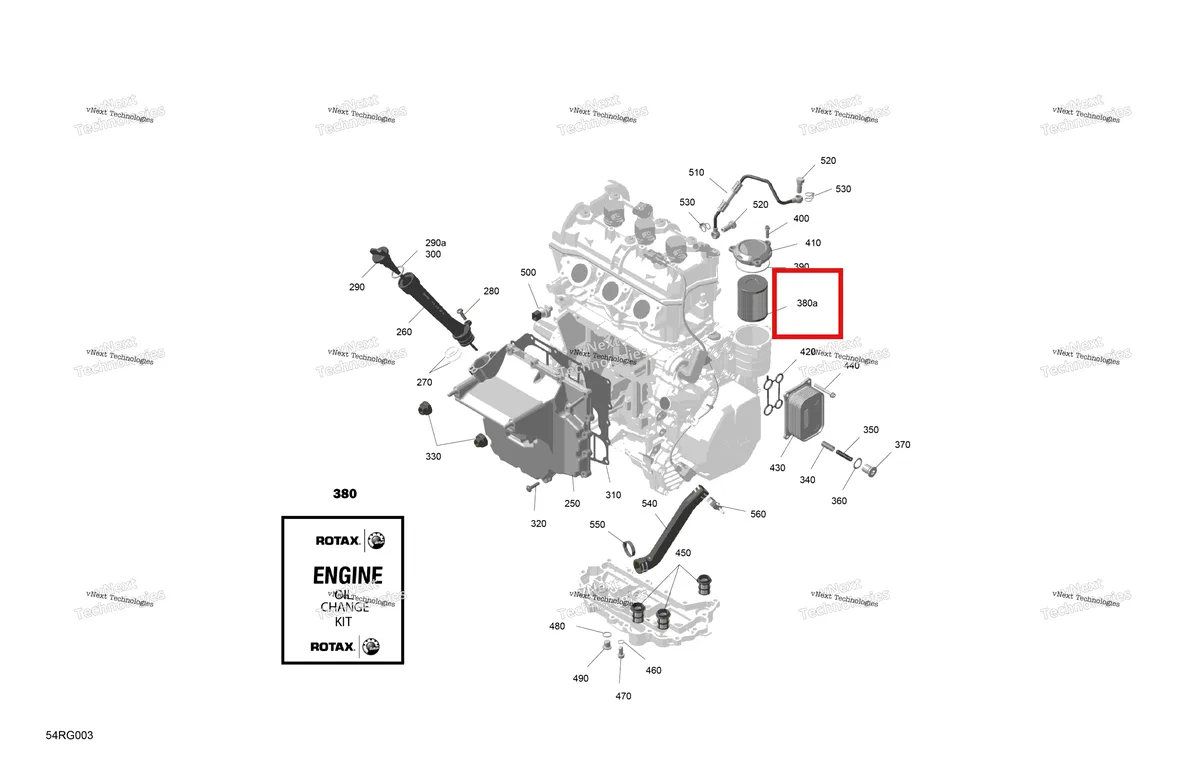Деталь 420956124 (Деталь Oil Filter) на схеме узла 2027 Ski-Doo RENEGADE - X-RS - 900 ACE TURBO R - DAVM - Circuit Yellow - 15X137X1.25IR Track Rotax - Engine Lubrication