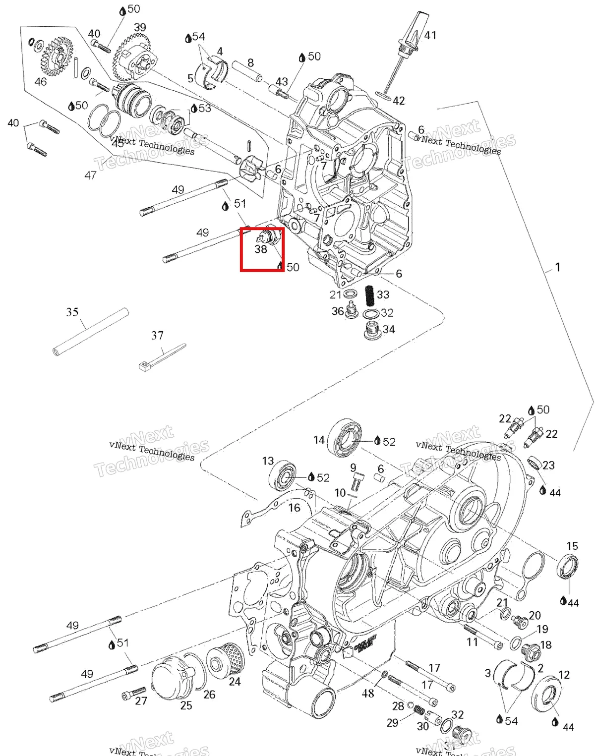 Деталь 420956166 на схеме узла 2007 Can-Am Rally 175 Crankcase