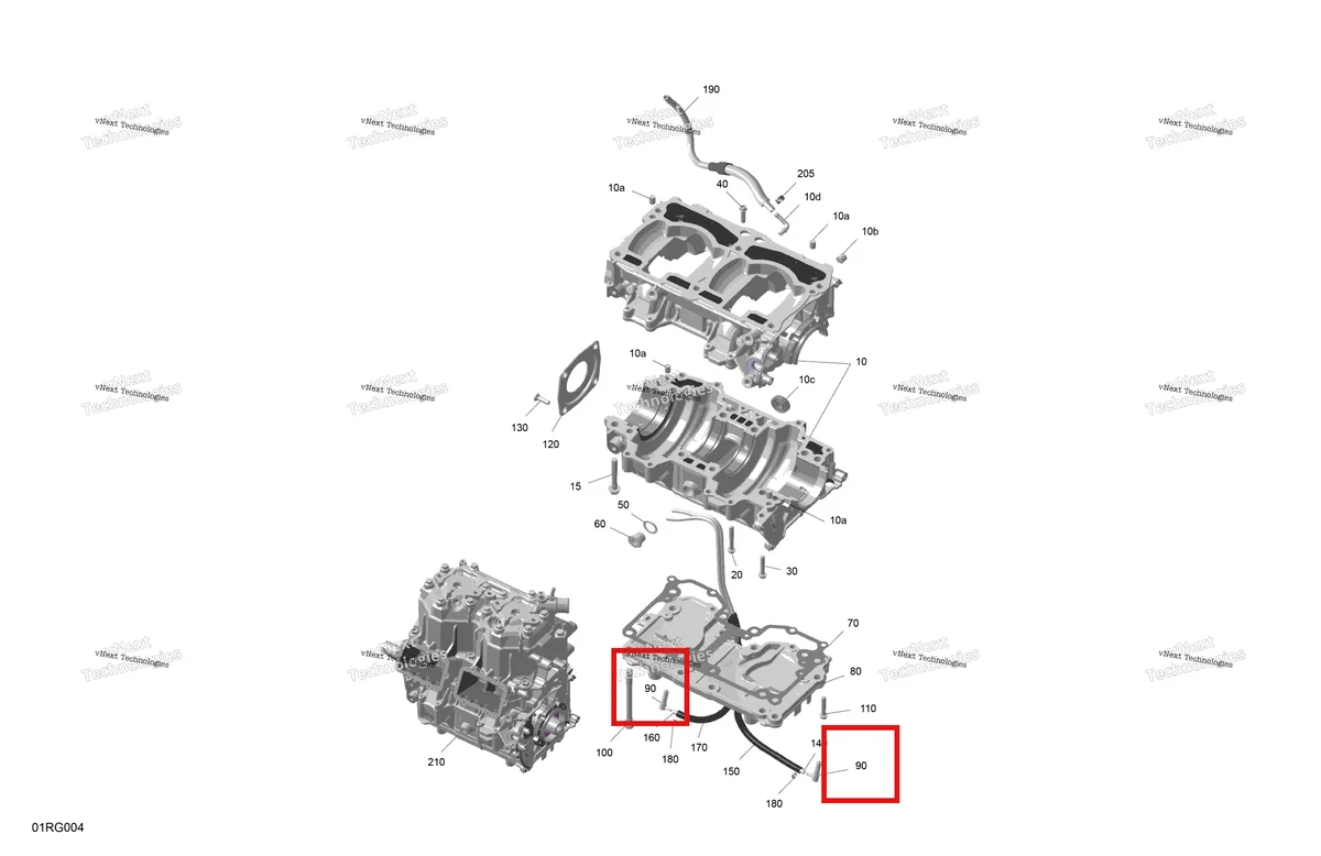Деталь 420956511 на схеме узла 2027 Ski-Doo MXZ - X-RS with Competition package - 850 E-TEC Turbo R - UCVA - Deep Black - 15X137X1.25RSII2P Track - SHOT starter Rotax - Crankcase