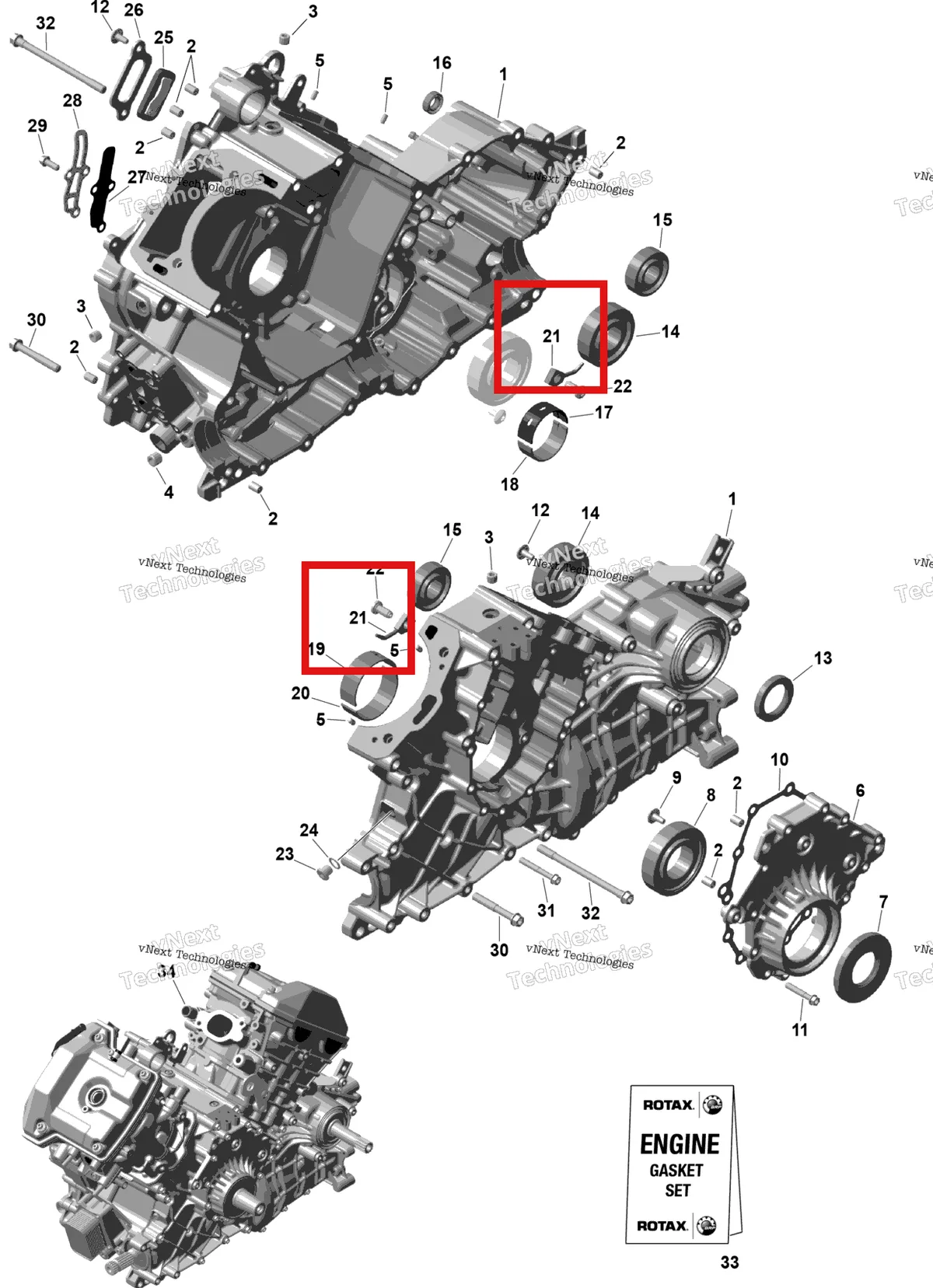 Деталь 420956856 (Масляный Spray форсунка Can-Am Outlander 4x4 XT 1000R (2025) (420956856)) на схеме узла 2026 Can-Am OUTLANDER - 4X4 - XT - 1000R - 4FTB - CALI - Platinum Silver Satin Rotax - Crankcase