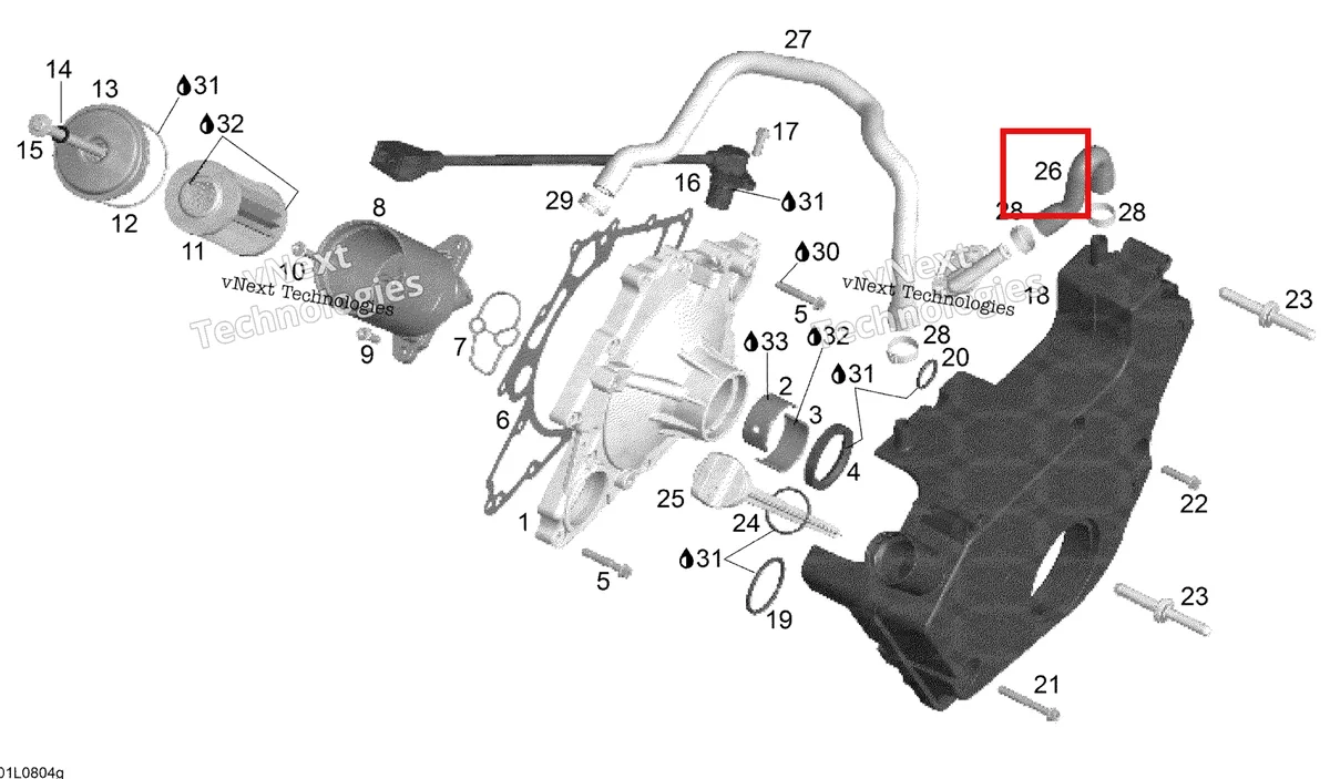 Деталь 420960740 (Деталь Molded Hose Assy) на схеме узла 2008 Ski-Doo Expedition V-1300 Oil System