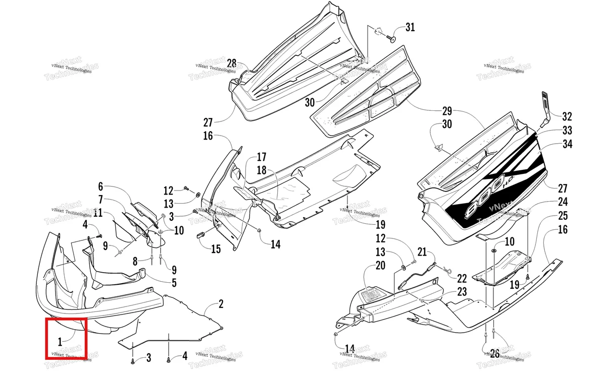 Деталь 4606-041 на схеме узла Belly Pan Assembly