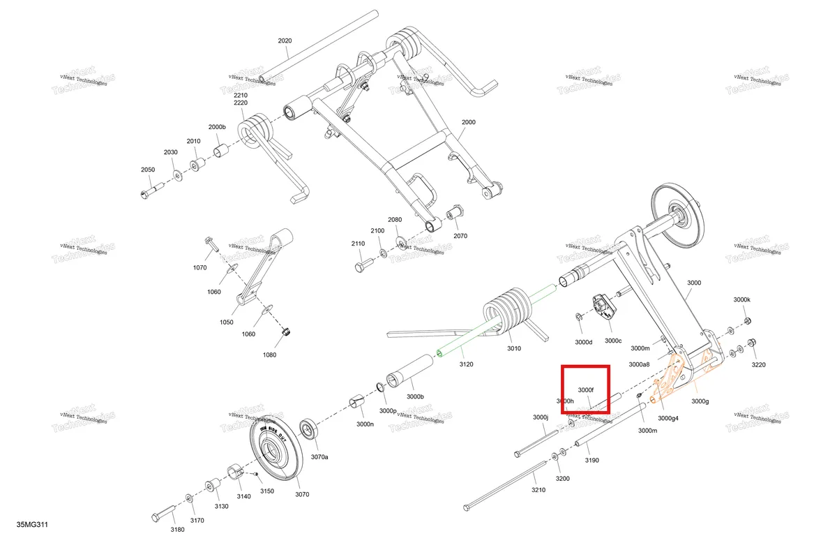 Деталь 503144300 (Деталь Upper Axle, Pivot Arm) на схеме узла 2027 Ski-Doo MXZ - NEO + - 600 EFI - 55 - BPVA - Deep Black - 15X120X1.25RS Track Suspension - Rear - Upper Section