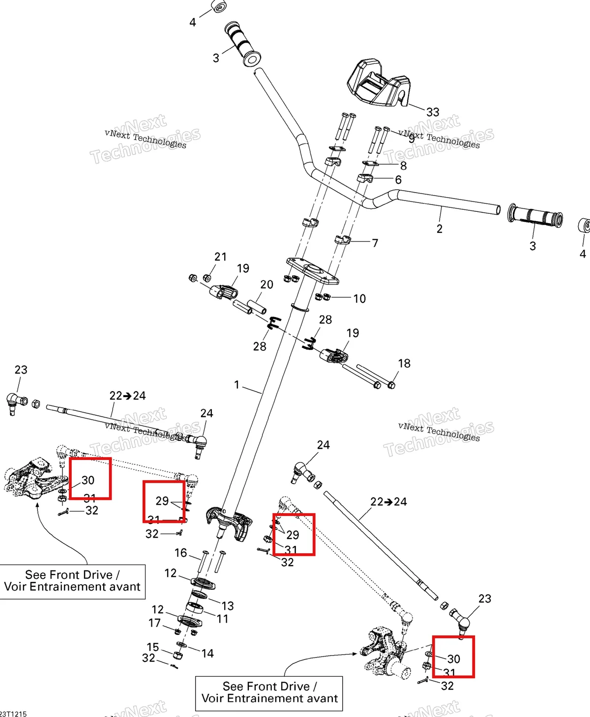 Деталь 503183800 на схеме узла 2015 Can-Am DS 450EFI STD Steering