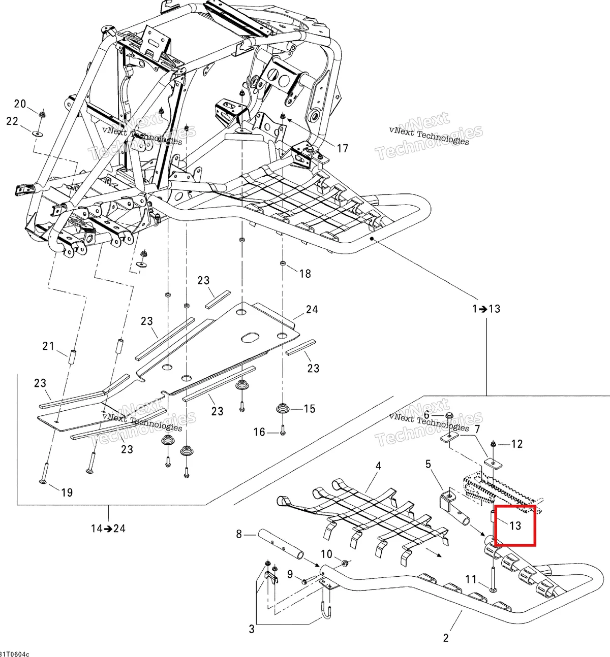 Деталь 503189064 на схеме узла 2006 Can-Am DS 650 X Body And Accessories