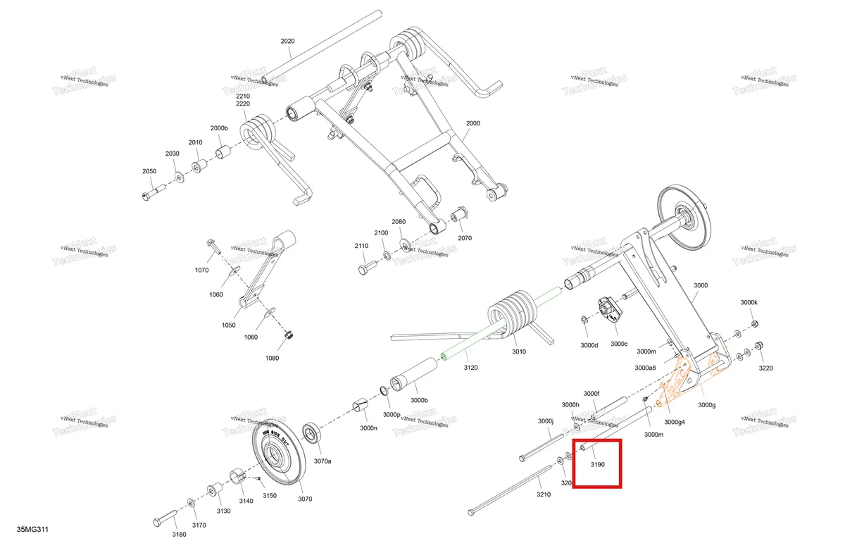 Деталь 503189156 (Деталь Pivot Axle) на схеме узла 2027 Ski-Doo MXZ - NEO + - 600 EFI - 55 - BPVA - Deep Black - 15X120X1.25RS Track Suspension - Rear - Upper Section