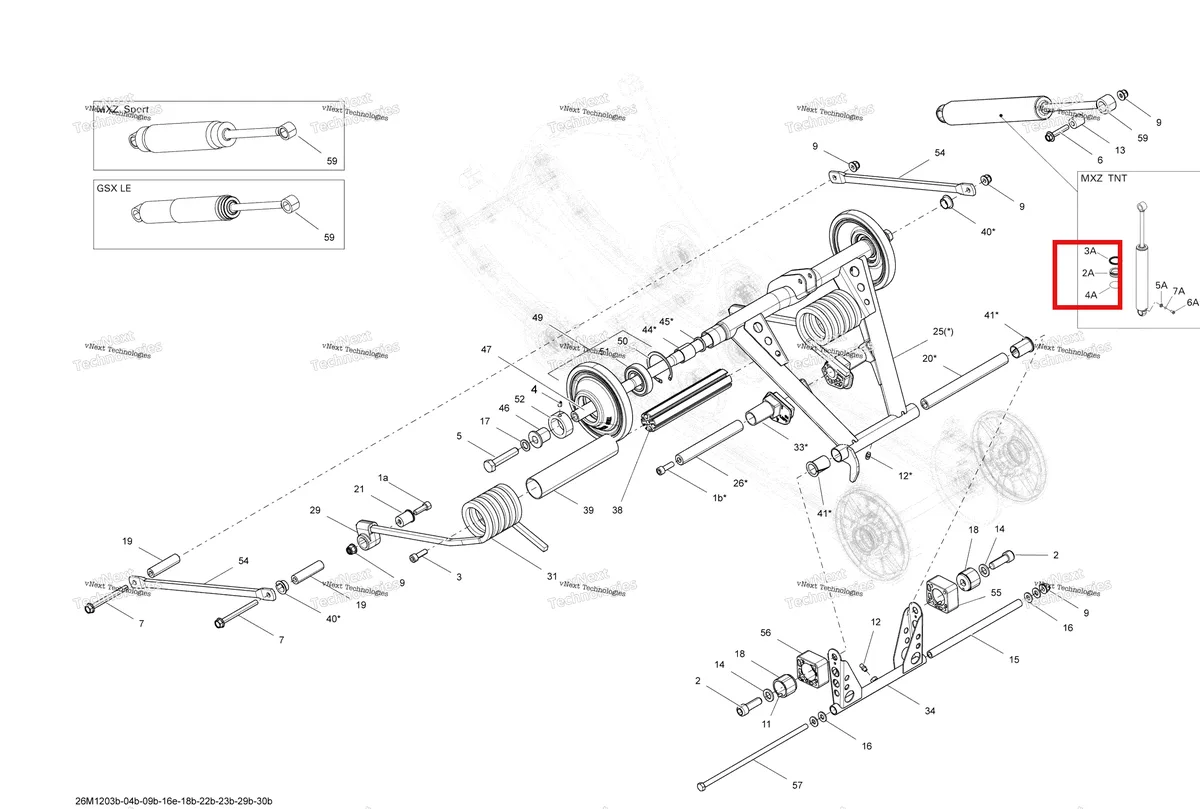 Схема применяемости: FREE поршень Ski-Doo Summit X 800R Power T.E.K. (2009) (503189309)