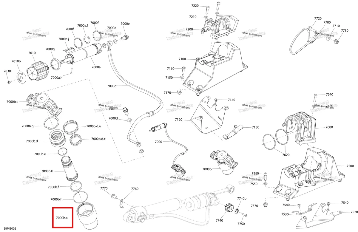 Деталь 503192795 на схеме узла 2022 Ski-Doo MXZ 850 E-TEC - X Suspension - Qas - Quick Adjustment