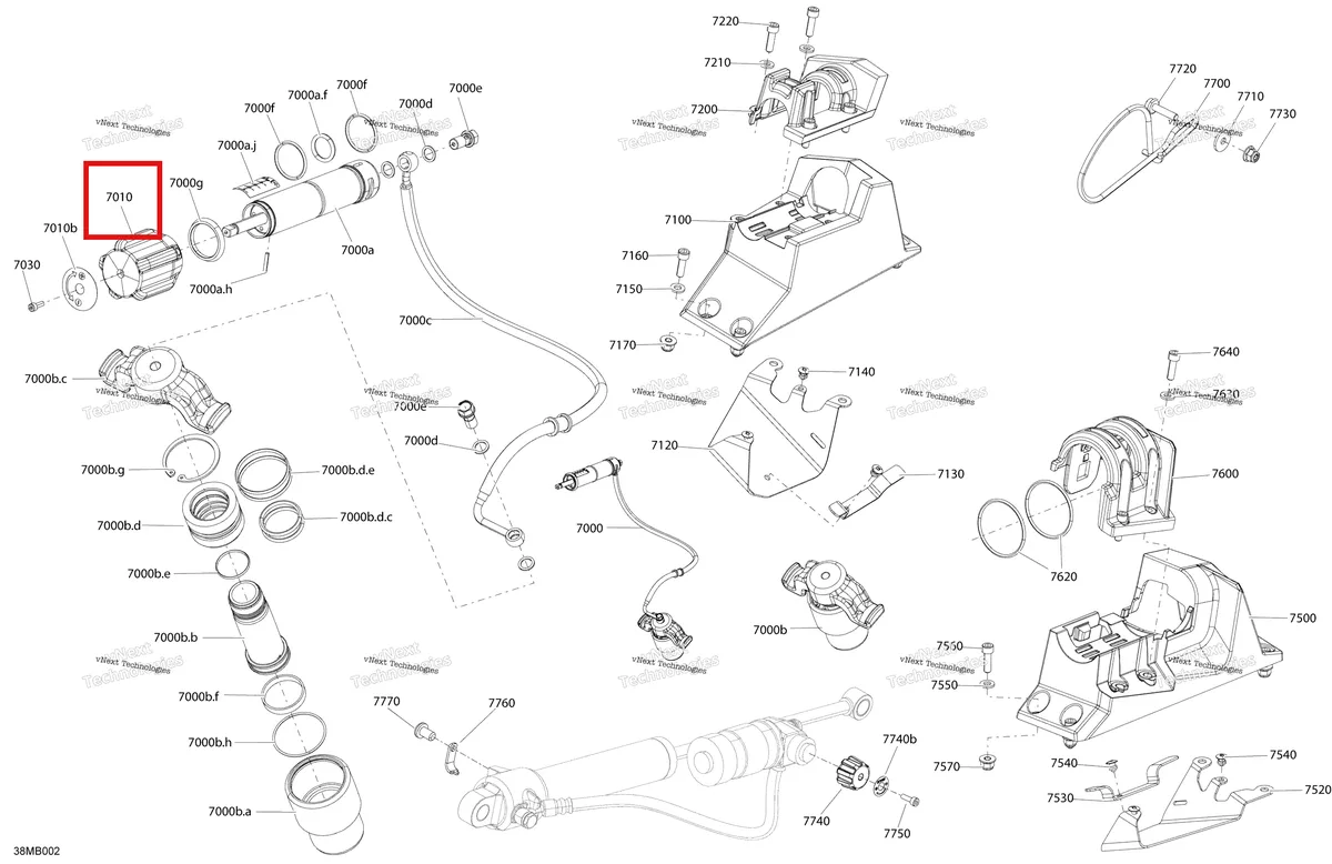 Деталь 503193056 на схеме узла 2022 Ski-Doo MXZ 850 E-TEC - X Suspension - Qas - Quick Adjustment