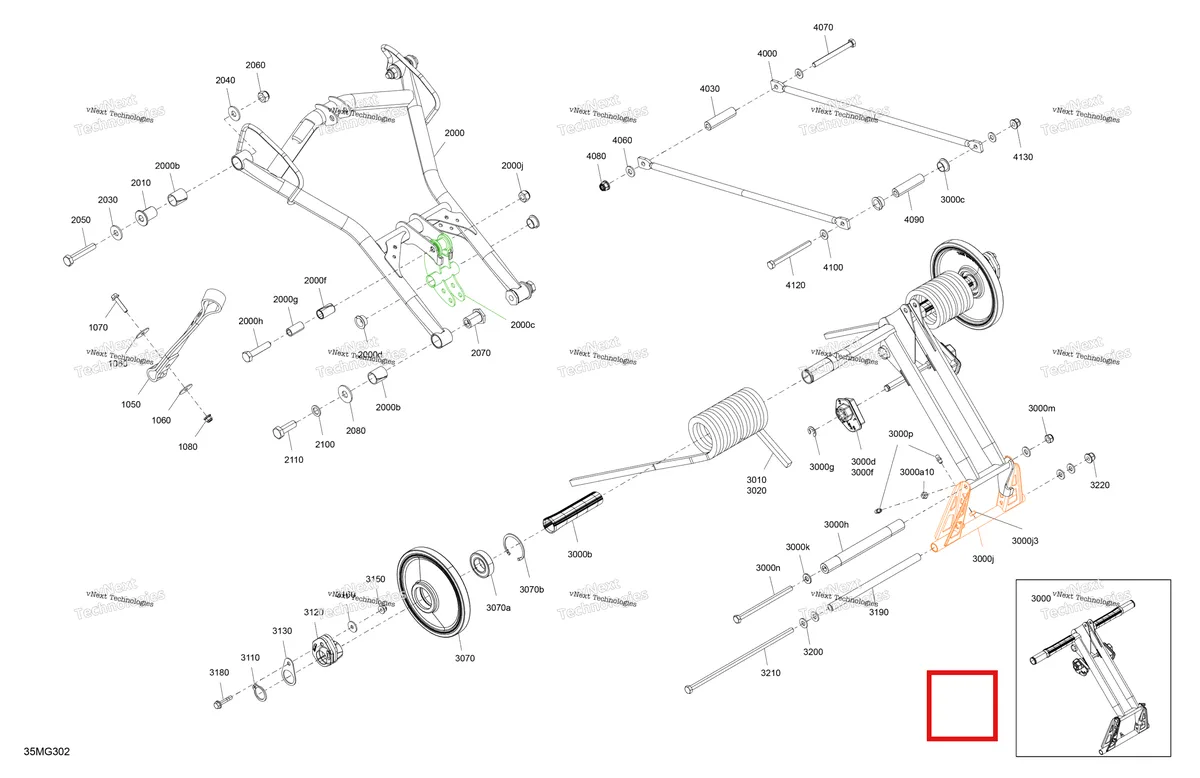 Деталь 503193716 на схеме узла 2027 Ski-Doo EXPEDITION - SPORT - 600 ACE - KCVA - Neo Yellow - 16X154X1.5CH Track Suspension - Rear - Upper Section