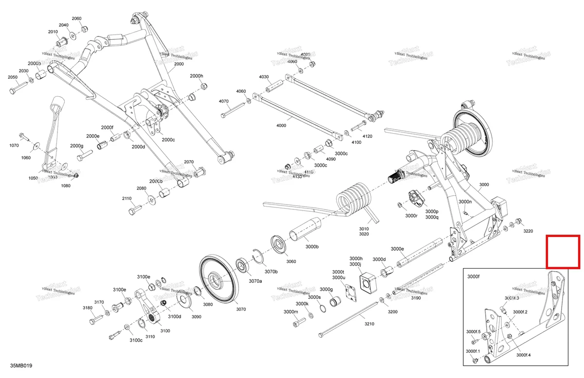 Деталь 503193814 на схеме узла 2022 Ski-Doo RENEGADE 600R E-TEC - Adrenaline Suspension - Rear - Upper Section