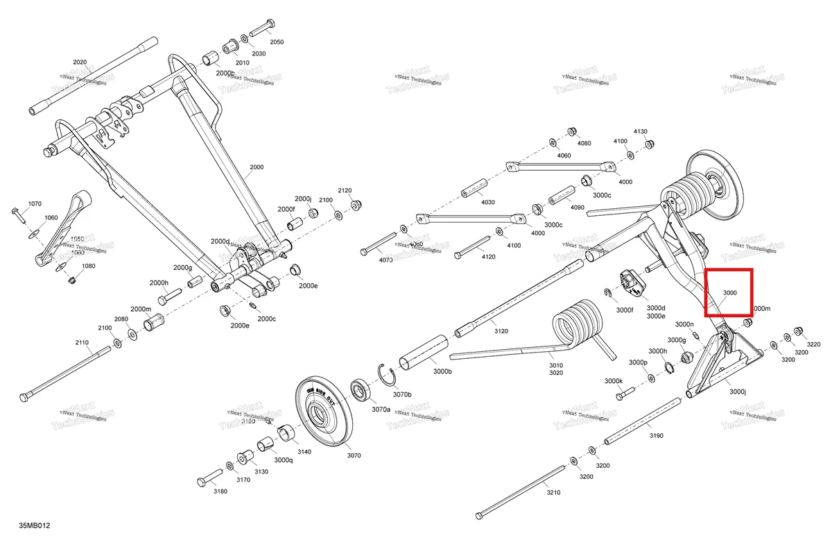 Деталь 503194296 на схеме узла 2022 Ski-Doo SUMMIT 850 E-TEC - X - Package 154