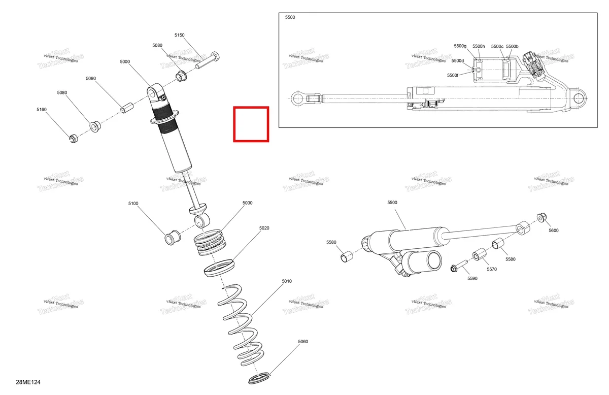 Деталь 503194337 на схеме узла 2025 Ski-Doo EXPEDITION - 850 E-TEC - Xtreme - ADSB - Deep Black - 154X20X1.8CST8 Track Suspension - Rear Shocks