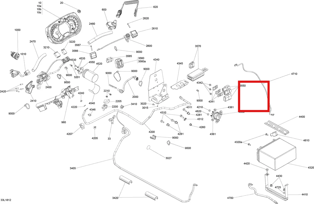 Схема применяемости: Электрика, Lynx Xtrim Sc 2 Stroke 503194571
