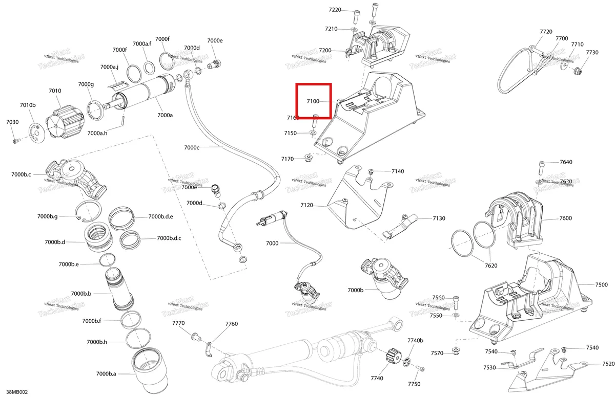 Деталь 503194686 на схеме узла 2022 Ski-Doo MXZ 850 E-TEC - X Suspension - Qas - Quick Adjustment