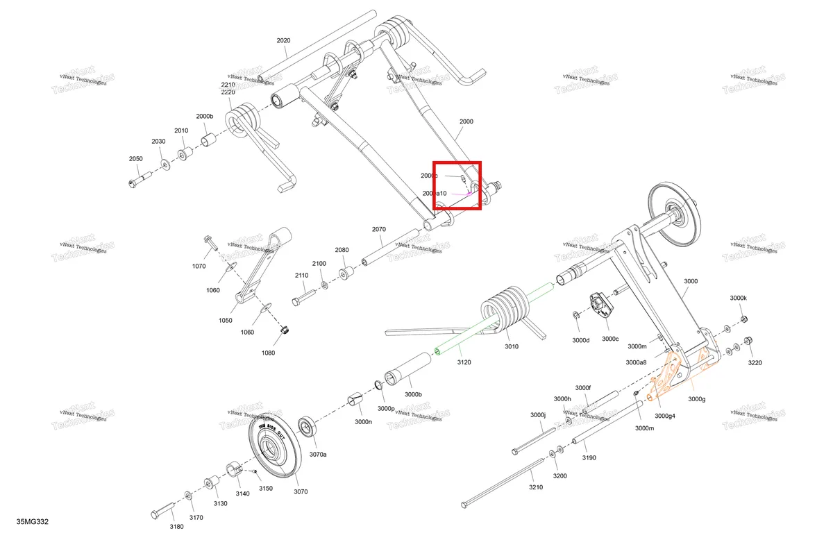 Деталь 503195607 на схеме узла 2027 Ski-Doo SUMMIT - NEO - 600 EFI - TWVA - Deep Black - 14X146X1.6CF Track Suspension - Rear - Upper Section