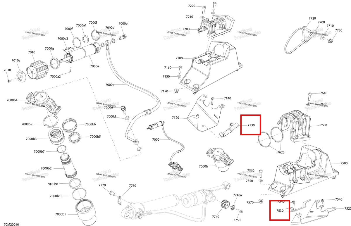 Деталь 503195712 на схеме узла 2020 Ski-Doo RENEGADE 900 ACE Turbo - XRS Suspension, Rear - Quick Ajustable System