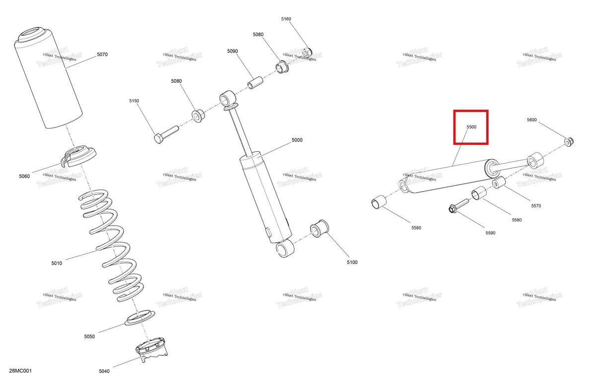 Деталь 503195856 на схеме узла Suspension - Rear Shocks