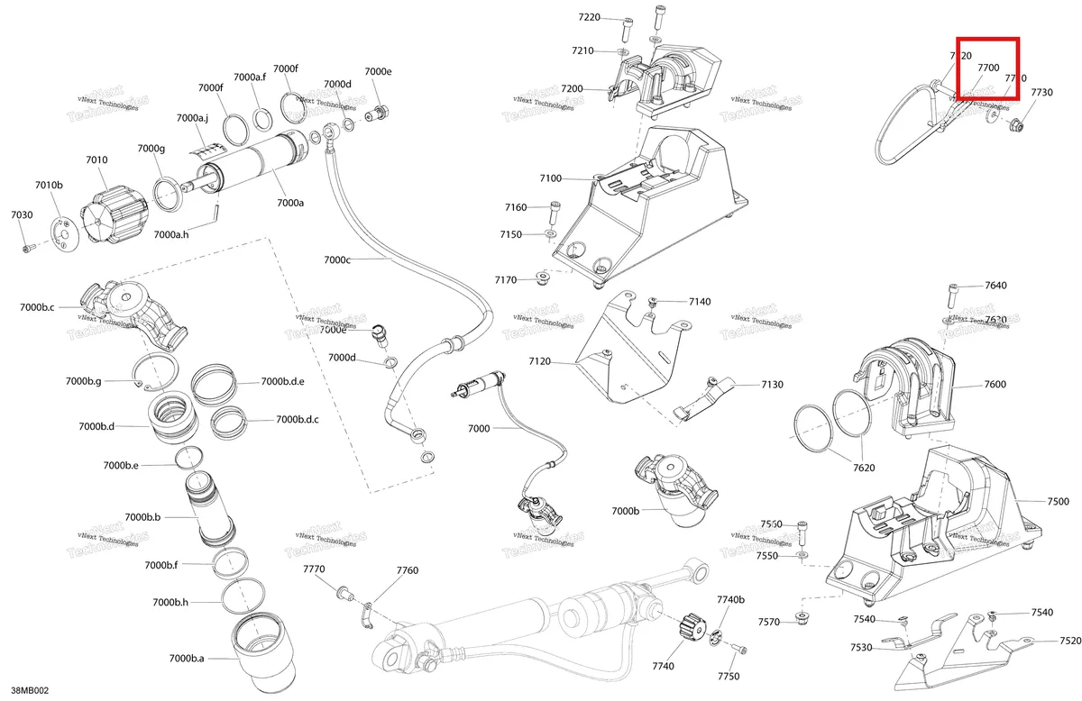 Деталь 503196150 на схеме узла 2022 Ski-Doo MXZ 850 E-TEC - X Suspension - Qas - Quick Adjustment