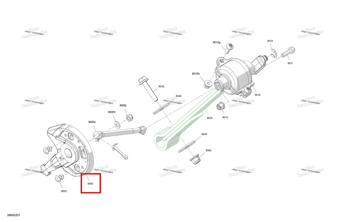 Деталь 503196371 на схеме узла 2027 Ski-Doo SUMMIT - EXPERT - 850 E-TEC Turbo R - TSVF - Orange Crush - 16X154X3P4 Track - SHOT starter Suspension - Strap Limiter