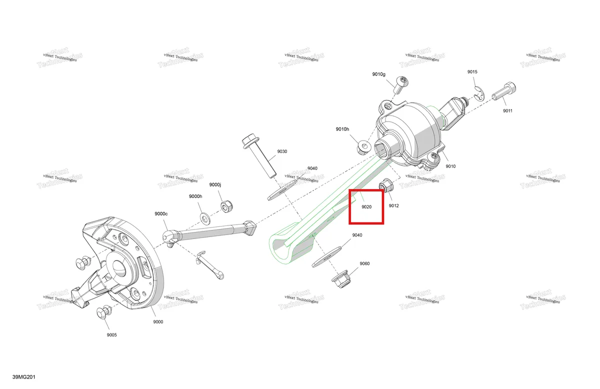 Деталь 503196372 на схеме узла 2027 Ski-Doo SUMMIT - EXPERT - 850 E-TEC Turbo R - TSVF - Orange Crush - 16X154X3P4 Track - SHOT starter Suspension - Strap Limiter