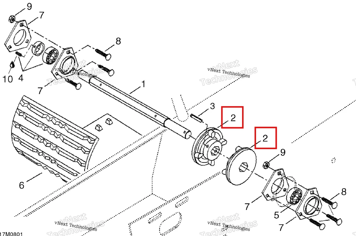 Деталь 504151794 на схеме узла 2008 Ski-Doo Mini Z Drive System