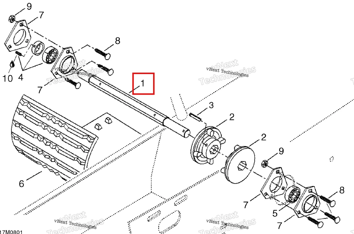Деталь 504152025 на схеме узла 2008 Ski-Doo Mini Z Drive System