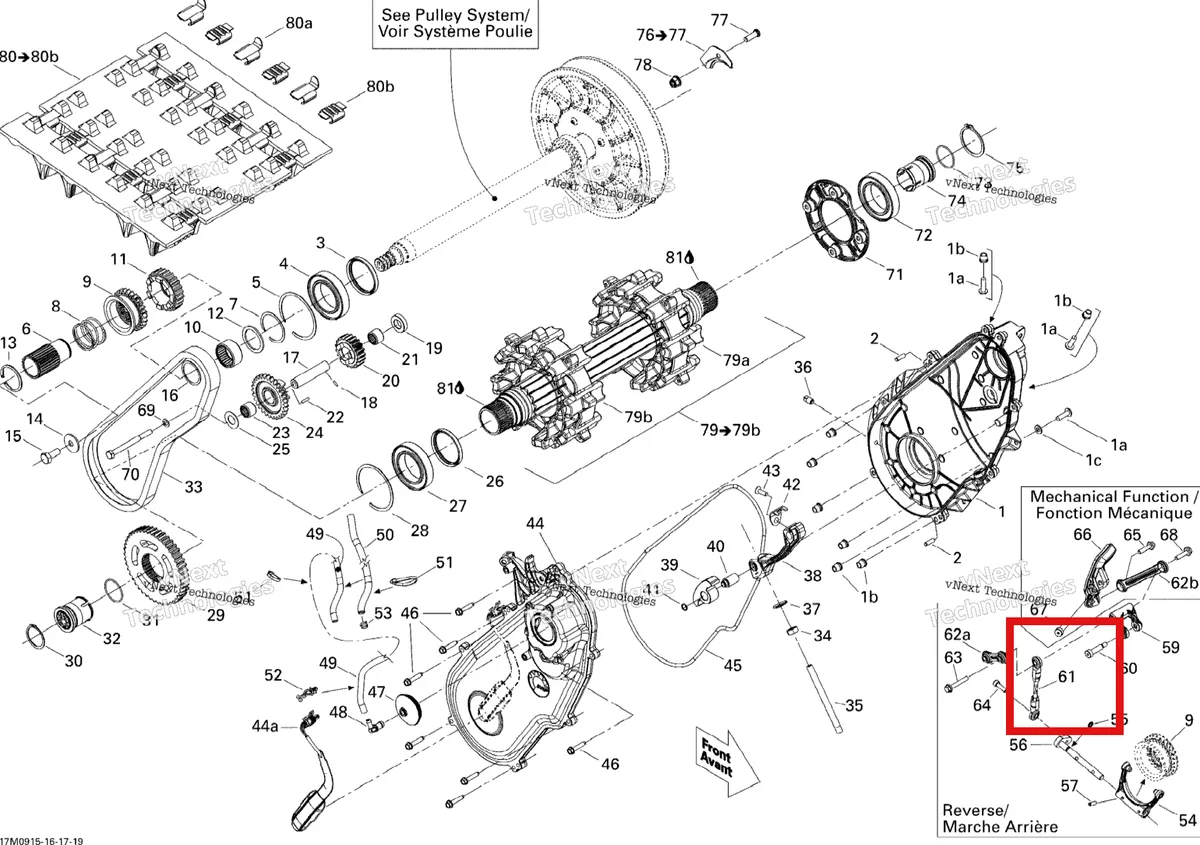 Схема применяемости: Шаровая опора Ski-Doo GTX LE 1200 4-TEC (2009) (504152783)