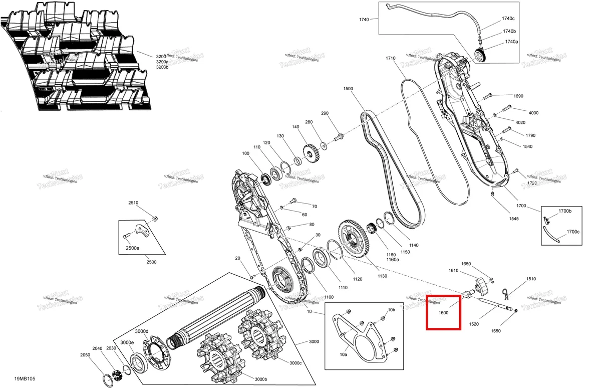 Деталь 504153559 на схеме узла 2022 Ski-Doo SUMMIT 850 E-TEC - SP - Package 146