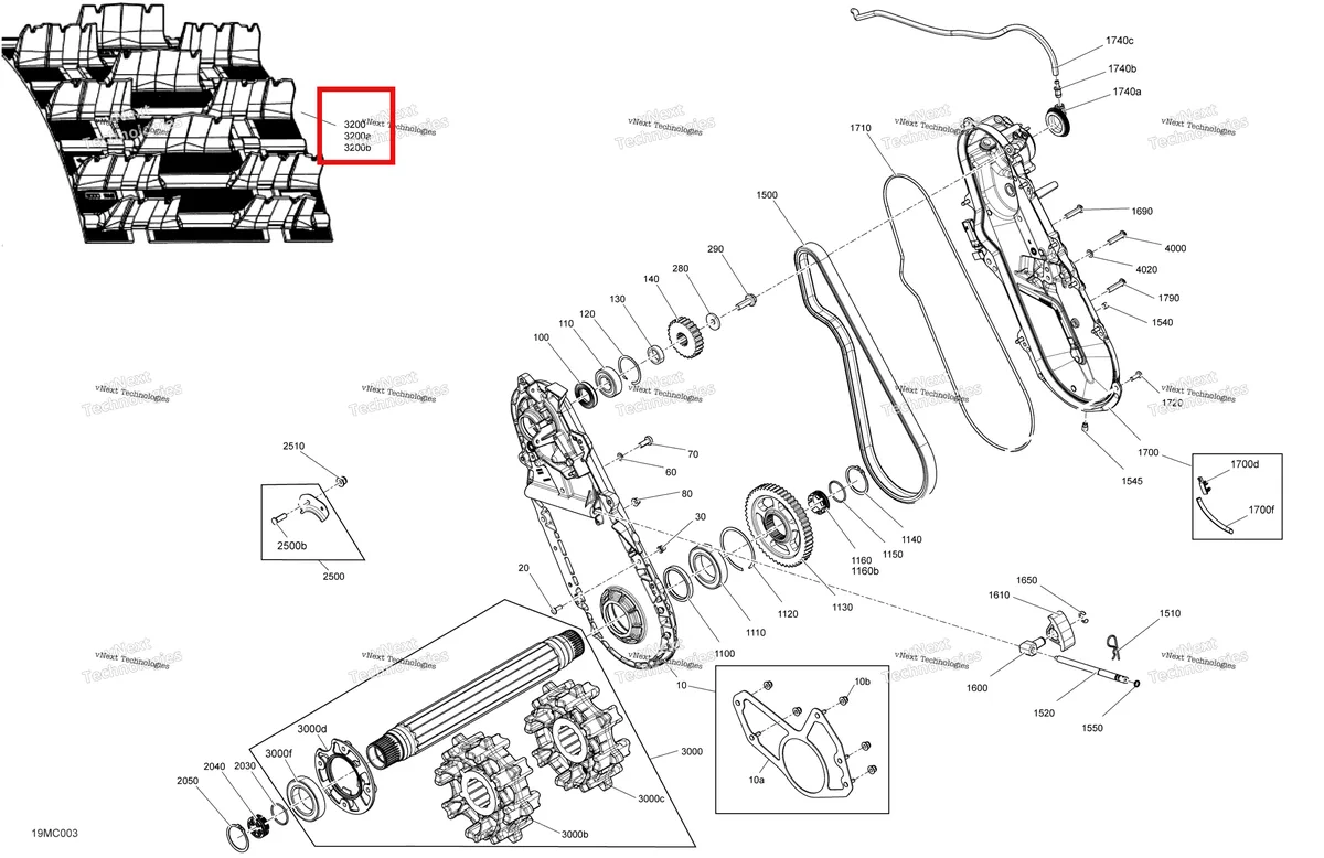 Деталь 504153717 на схеме узла 2023 Ski-Doo BACKCOUNTRY 850 E-TEC - X Drive - System