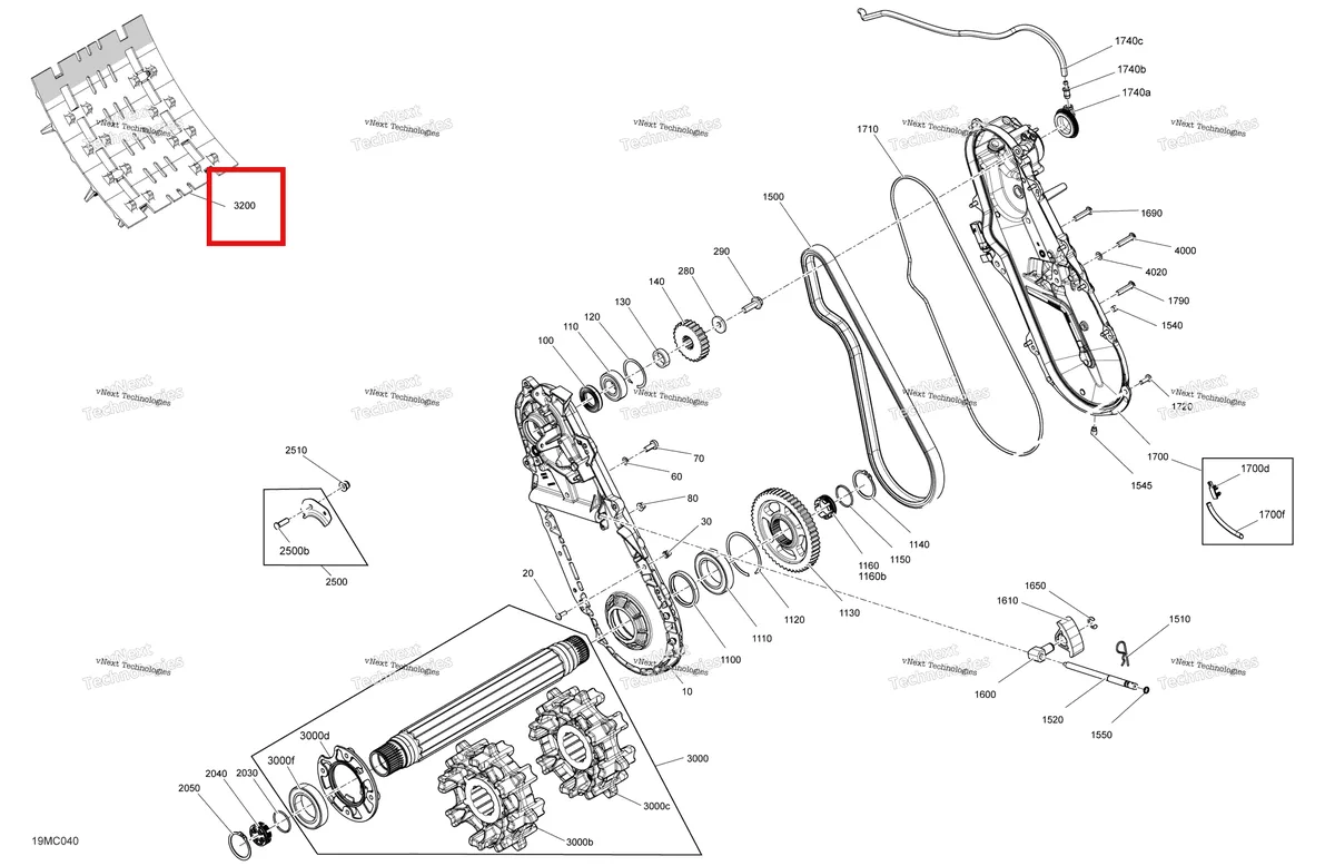 Деталь 504153785 на схеме узла 2023 Ski-Doo SUMMIT 850 E-TEC - EXPERT - Package 165