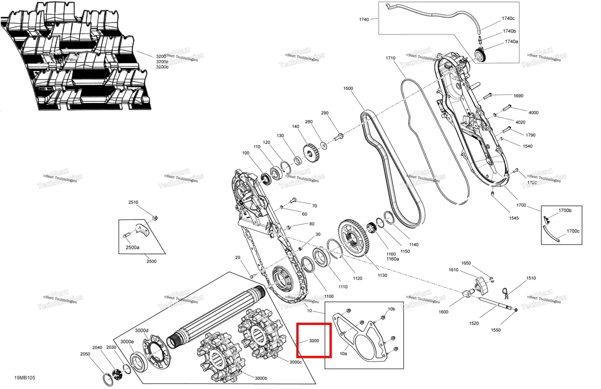 Деталь 504154021 на схеме узла 2022 Ski-Doo SUMMIT 850 E-TEC - SP - Package 146