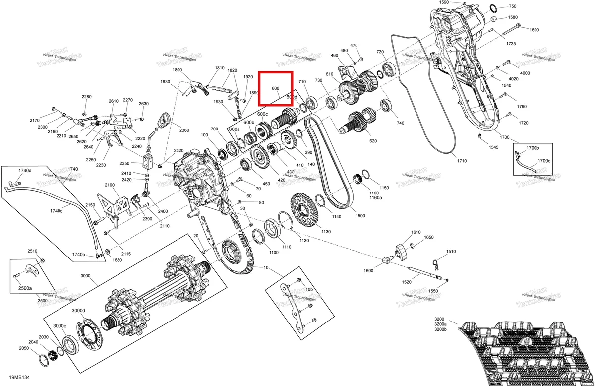 Деталь 504154124 на схеме узла 2022 Ski-Doo EXPEDITION LE 900 ACE TURBO Drive - System