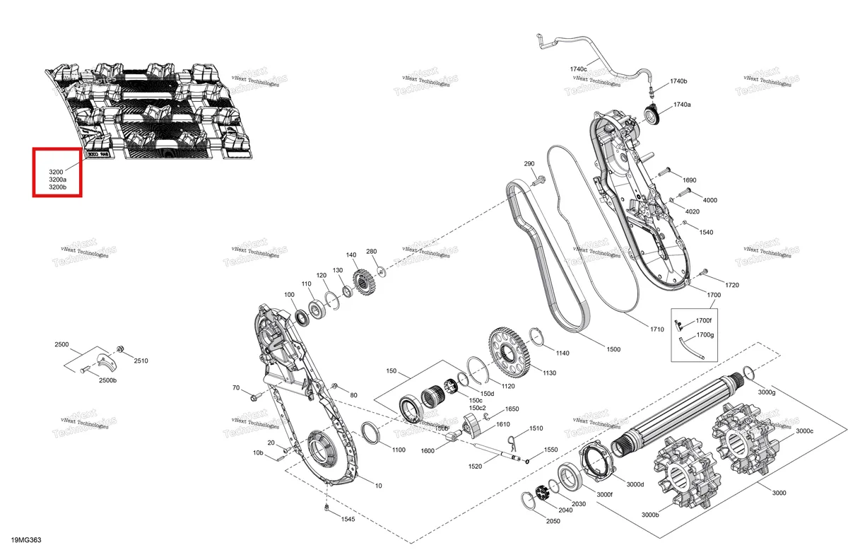Деталь 504154382 на схеме узла 2027 Ski-Doo MXZ - X-RS with Competition package - 600RR E -TEC - UCVD - Circuit Yellow - 15X137X1.25SBRSII2P Track Drive - System