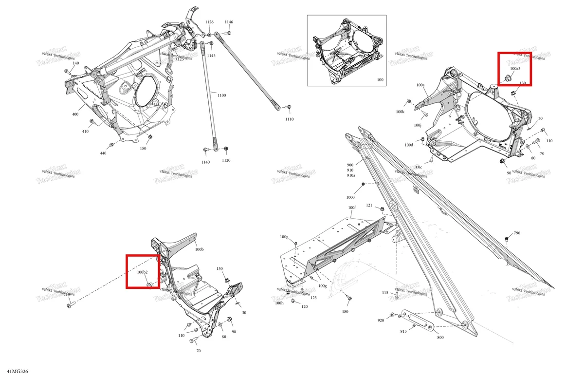 Деталь 505073317 (Подушка) на схеме узла 2027 Ski-Doo BACKCOUNTRY - X-RS - 850 E-TEC Turbo R - UZVL - Deep Black - 15X146X1.5S Track - SHOT starter Frame - System - Front Section