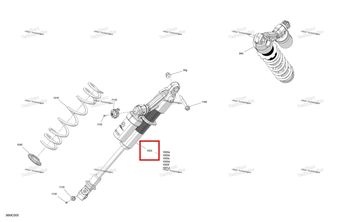 Деталь 505074253 на схеме узла Suspension - Front Shock