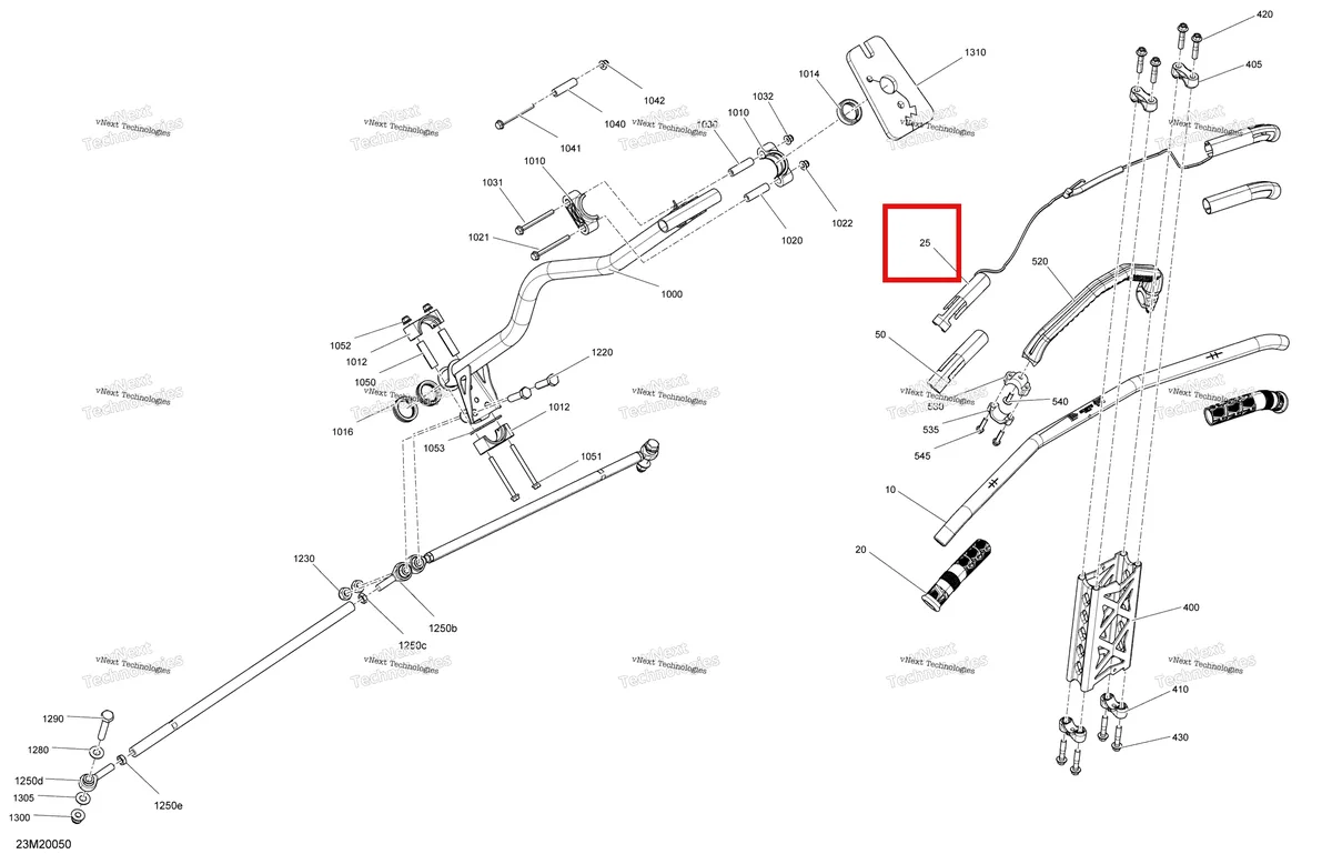 Деталь 506152758 на схеме узла 2020 Ski-Doo TUNDRA 600HO E-TEC Steering - System