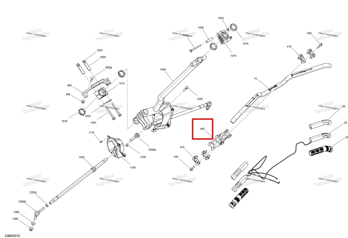 Деталь 506152981 на схеме узла 2020 Ski-Doo EXPEDITION SPORT 600 ACE Steering - System