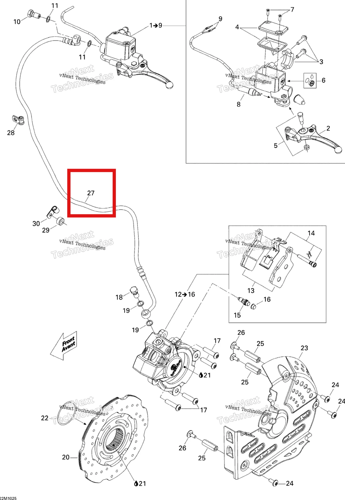 Схема применяемости: Шланг Ski-Doo 507032505